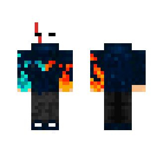 Thug Fire And Ice Hands - Male Minecraft Skins - image 2