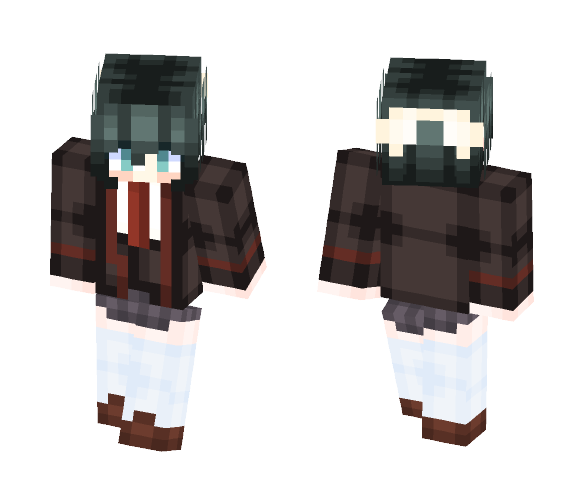 Miku Kohinata (uniform ver.) - Female Minecraft Skins - image 1