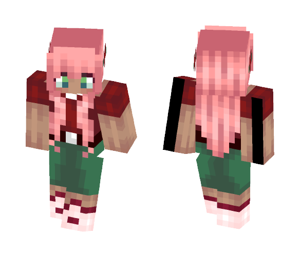 Miaxu's OC: deux pommes ♡ - Female Minecraft Skins - image 1