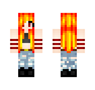 Fire Girl - Girl Minecraft Skins - image 2
