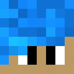 blue hair girl - Color Haired Girls Minecraft Skins - image 3