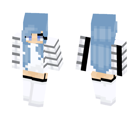 Blue Home ~ Yunni - Female Minecraft Skins - image 1