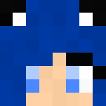 blue haired girl - Color Haired Girls Minecraft Skins - image 3