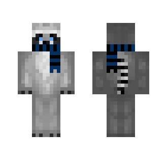 Raccoon With Blue Scarf - Interchangeable Minecraft Skins - image 2