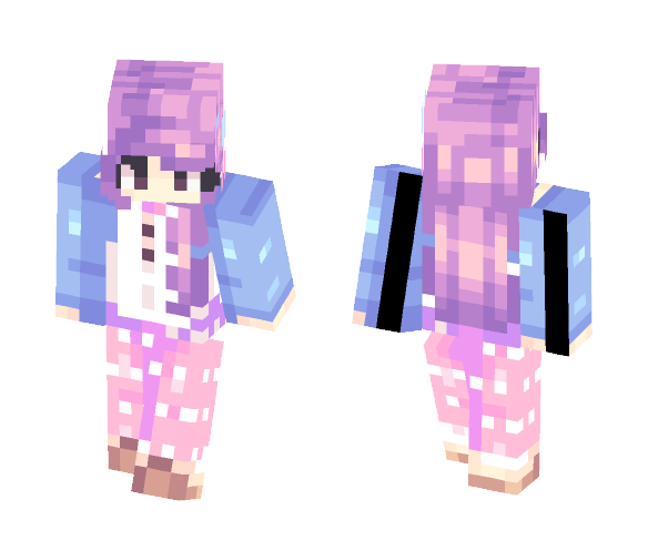 Pastel Pajamas |OC| - Female Minecraft Skins - image 1