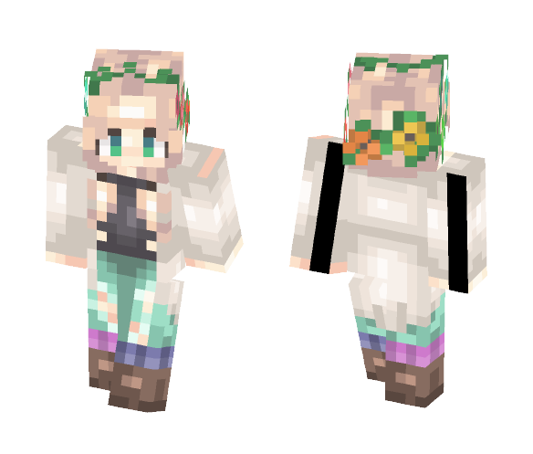 Ocean Eyes | ST with Vanille! | - Female Minecraft Skins - image 1