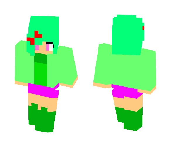 Yukari Mint MC SweetGirls {Lola} - Female Minecraft Skins - image 1