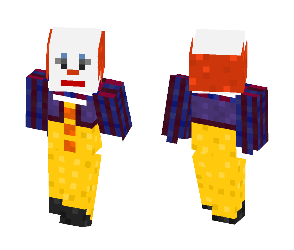 PENNYWISE THE DANCING CLOWN - Interchangeable Minecraft Skins - image 1
