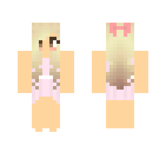 Pink Dress ' w ' - Female Minecraft Skins - image 2