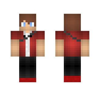 Cool Red Teen Boy With Band - Boy Minecraft Skins - image 2