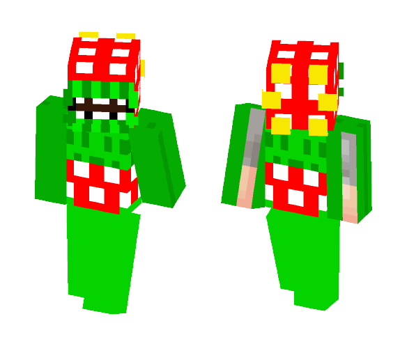 Petey Piranha from Super Mario - Male Minecraft Skins - image 1