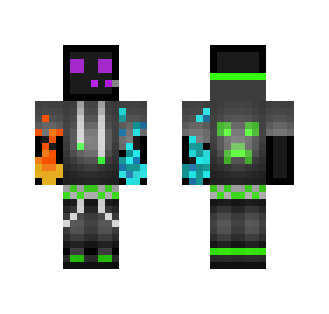 fire and ice ender slime - Male Minecraft Skins - image 2