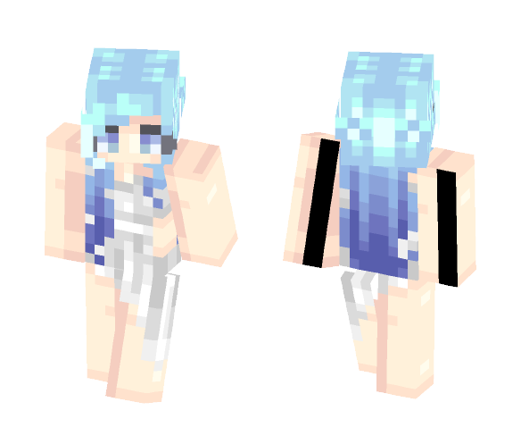 Oceans // oc Athena - Female Minecraft Skins - image 1
