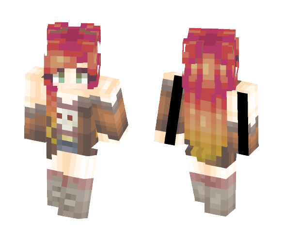 Fire Ruby - Female Minecraft Skins - image 1