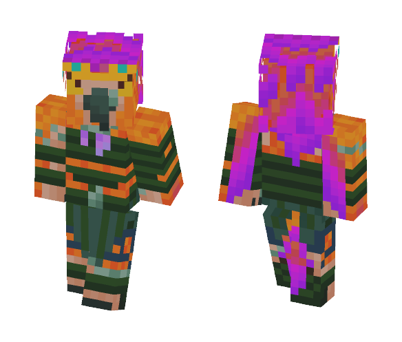 High Arakkoa Orange Purple/Green - Male Minecraft Skins - image 1