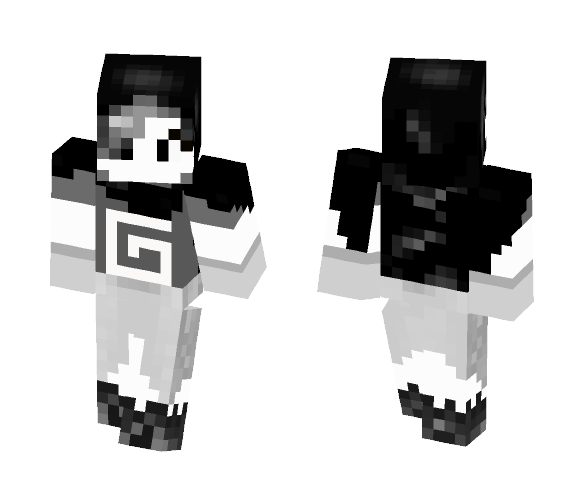 Black and White - Female Minecraft Skins - image 1