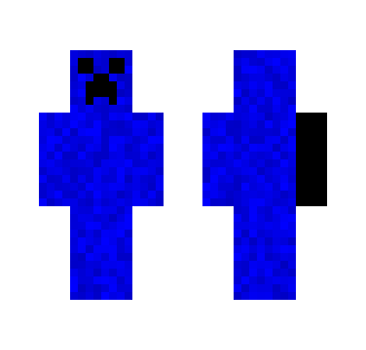 Blue Creeper Man - Interchangeable Minecraft Skins - image 2