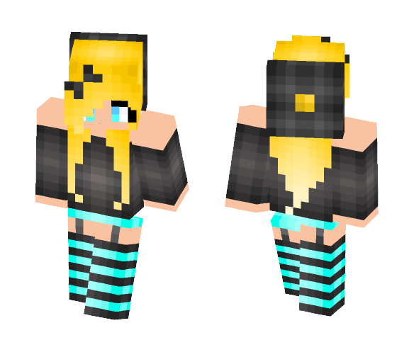 Blonde Girl cute - Cute Girls Minecraft Skins - image 1