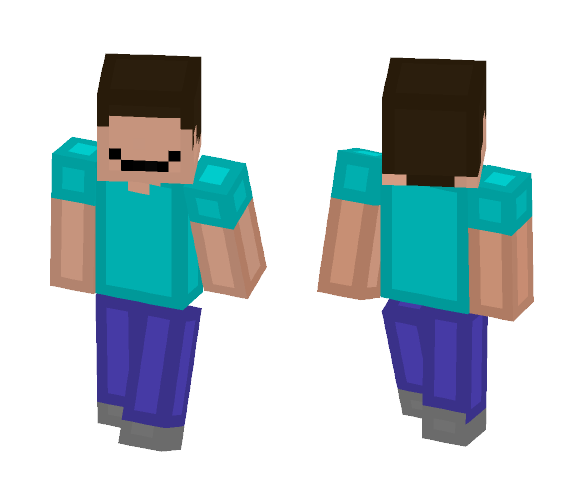 Steve (pixelized) - Male Minecraft Skins - image 1