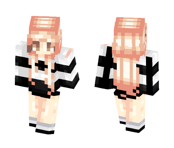 black stripes - Female Minecraft Skins - image 1