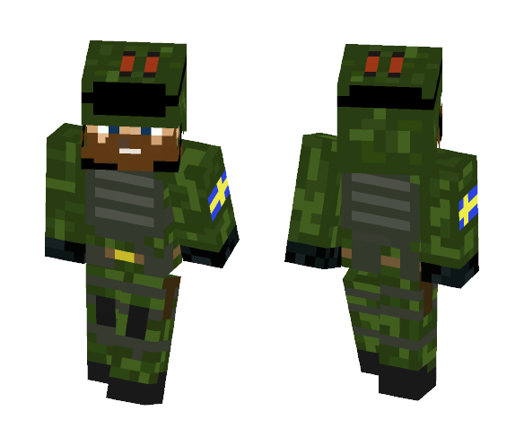 Swedish Soldier (Summer) - Male Minecraft Skins - image 1