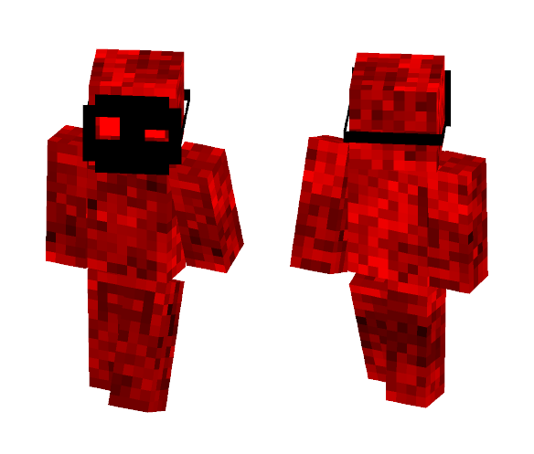 Red Masked PvP Skin - Interchangeable Minecraft Skins - image 1