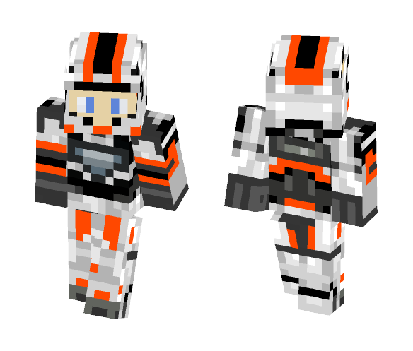 Ender Wiggin (Battlesuit) - Male Minecraft Skins - image 1