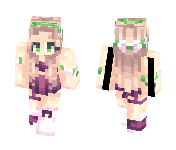 Lilac Bloom - Female Minecraft Skins - image 1