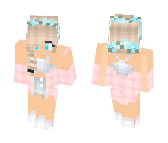 Cute pink Girl - Cute Girls Minecraft Skins - image 1
