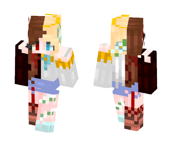 ψ(‵▽′)ψ & (o′∀`o)β - Female Minecraft Skins - image 1