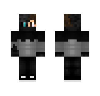 Black Fire Boy - Boy Minecraft Skins - image 2