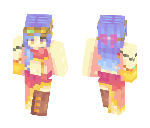 Over Galaxies and Realms - Female Minecraft Skins - image 1