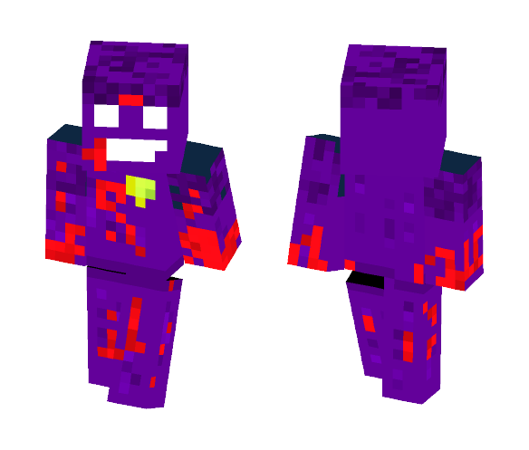 purple guy (bloody) - Male Minecraft Skins - image 1