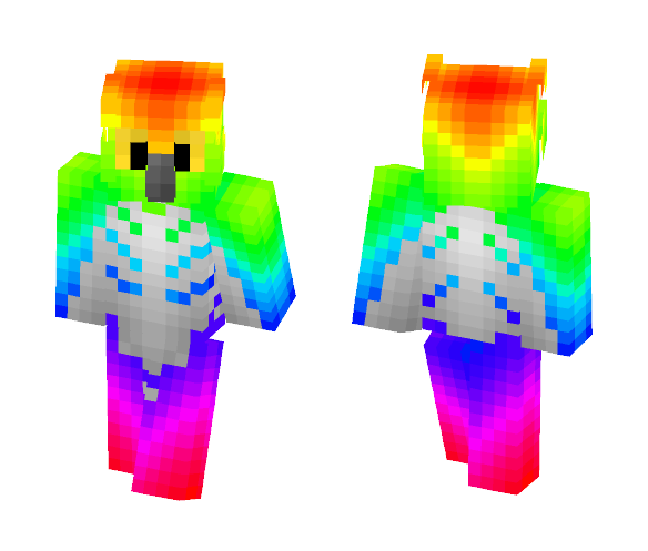 Rainbow owl - Other Minecraft Skins - image 1