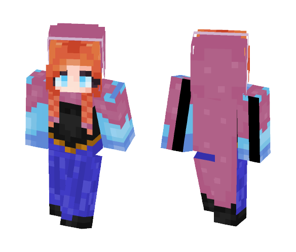 Anna from frozen - Male Minecraft Skins - image 1