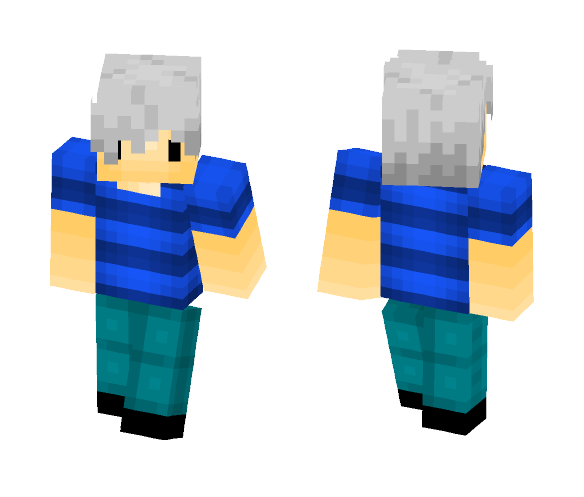 silver teen - Male Minecraft Skins - image 1