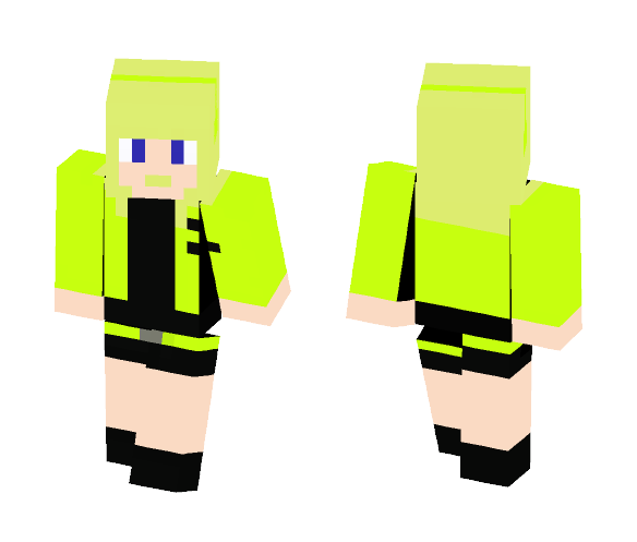 Cyber Diva Without her sunglasses - Female Minecraft Skins - image 1