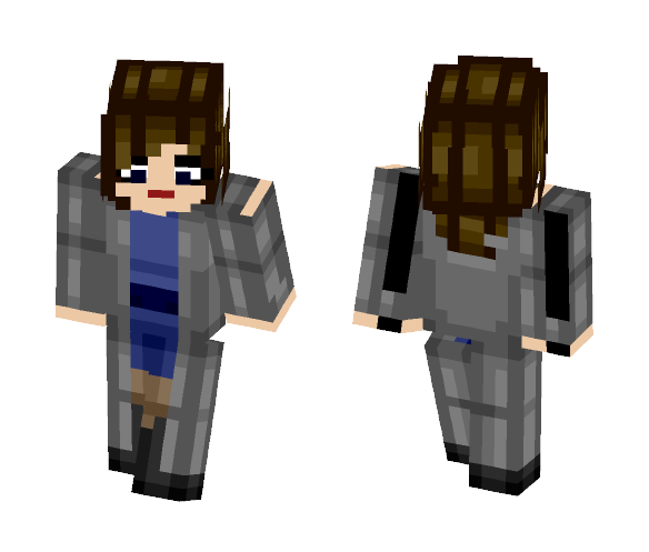 Hayley Atwell as the Doctor - Female Minecraft Skins - image 1