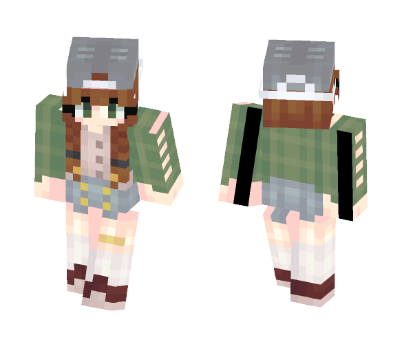 Bruised Knees & Braids - Female Minecraft Skins - image 1