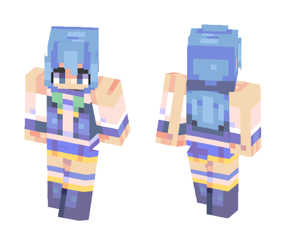 aqua sama - Female Minecraft Skins - image 1