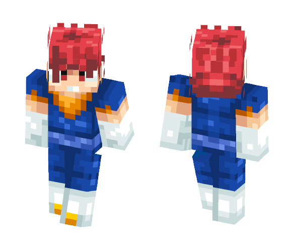 Super Saiyan God Vegito (Fanmade) - Male Minecraft Skins - image 1