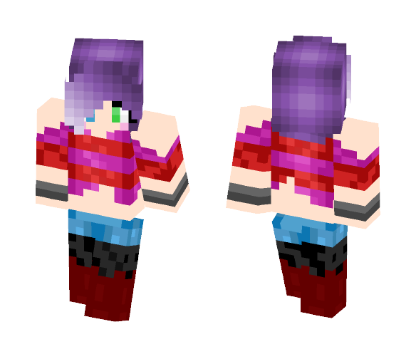 Lilly Echotale Frisk - Female Minecraft Skins - image 1