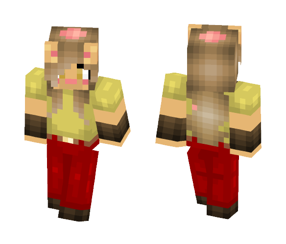 Coco Underswap BurgerPants - Female Minecraft Skins - image 1