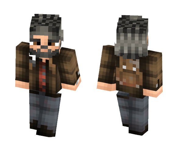 Joel Miller|The Lat Of Us 2 - Male Minecraft Skins - image 1