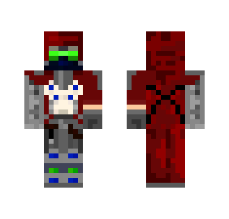 Me from overwatch red version - Male Minecraft Skins - image 2