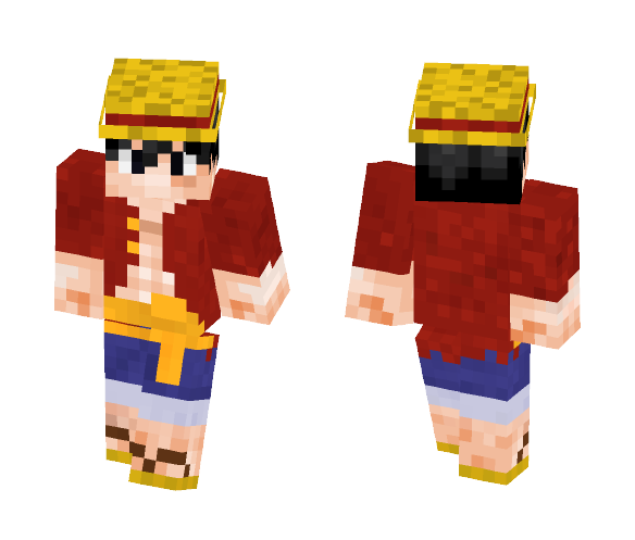 Luffy ~ 2 years later - Male Minecraft Skins - image 1