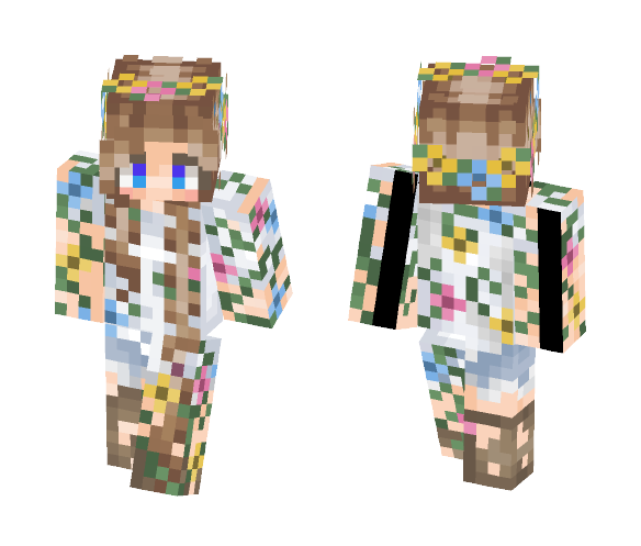 Flower-ish Girl - Girl Minecraft Skins - image 1