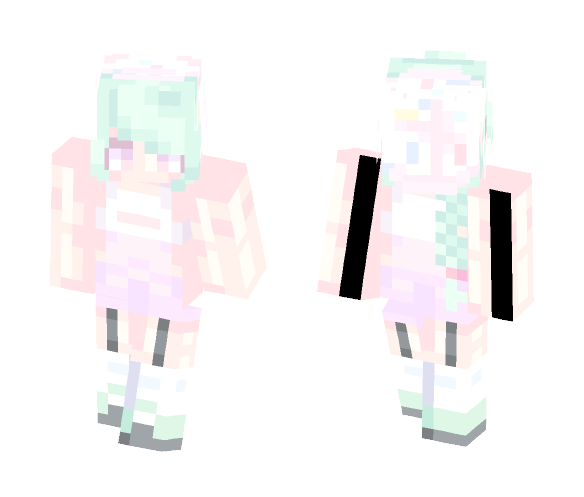 Mint and Melancholy - Female Minecraft Skins - image 1
