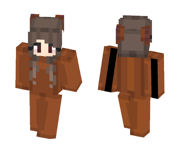 вrown вear ~ aυтυмnвιrdѕ - Female Minecraft Skins - image 1