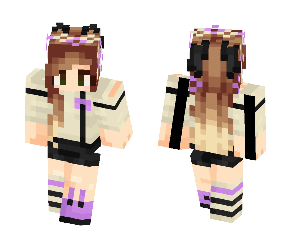 Flake + Mah BD cc: ~ PupuNikkari - Female Minecraft Skins - image 1